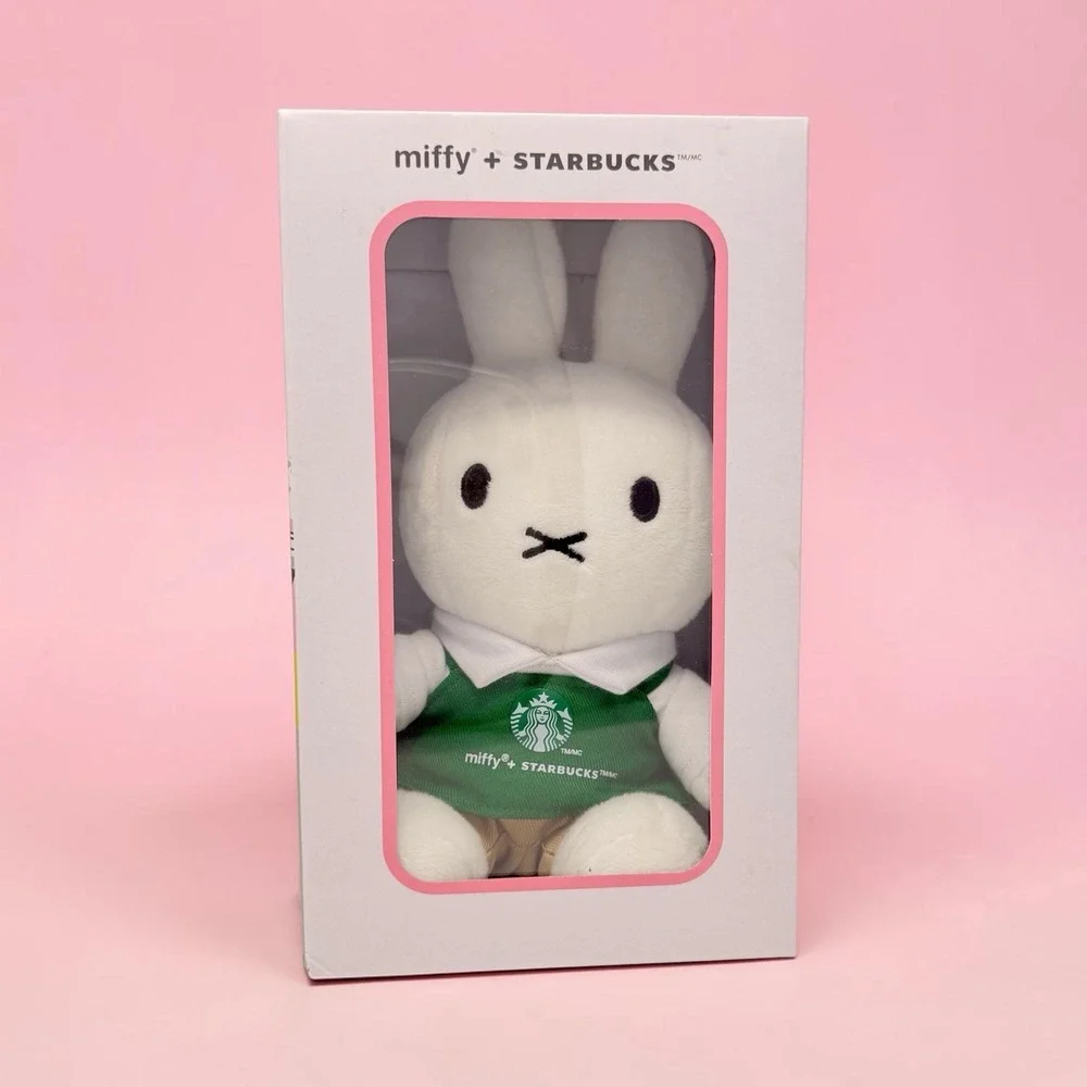 Starbucks Miffy Plush 2026 Limited Edition Green Apron NIB Rare Collab New